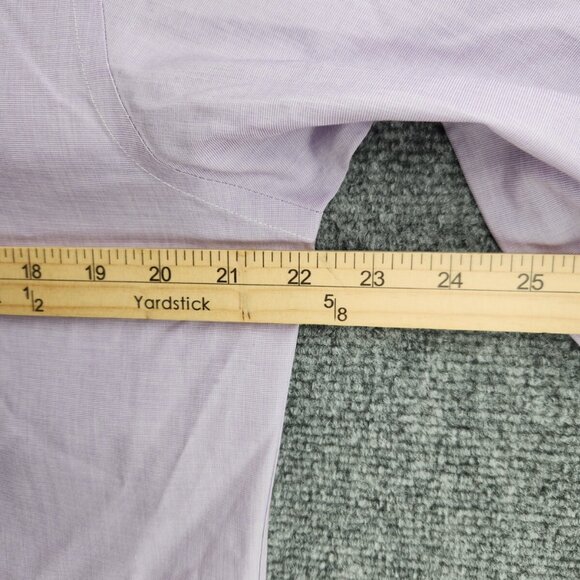 Brooks Brothers Purple Non-Iron Classic 15.5 35 Cotton Button Up Mens Shirt - Picture 12 of 16